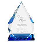 View larger image of Blue Luminary Crystal Trophy - Blue Tear Drop